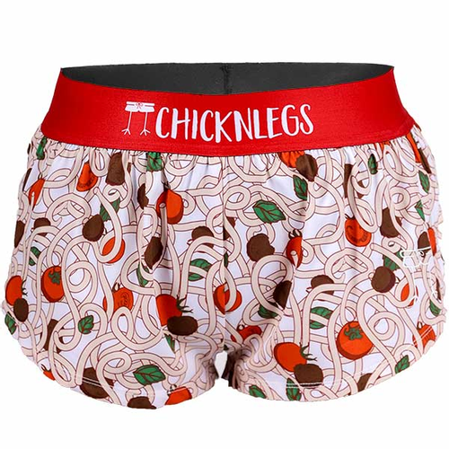 ChicknLegs Women's Pasta Night Split Shorts PASTA NIGHT