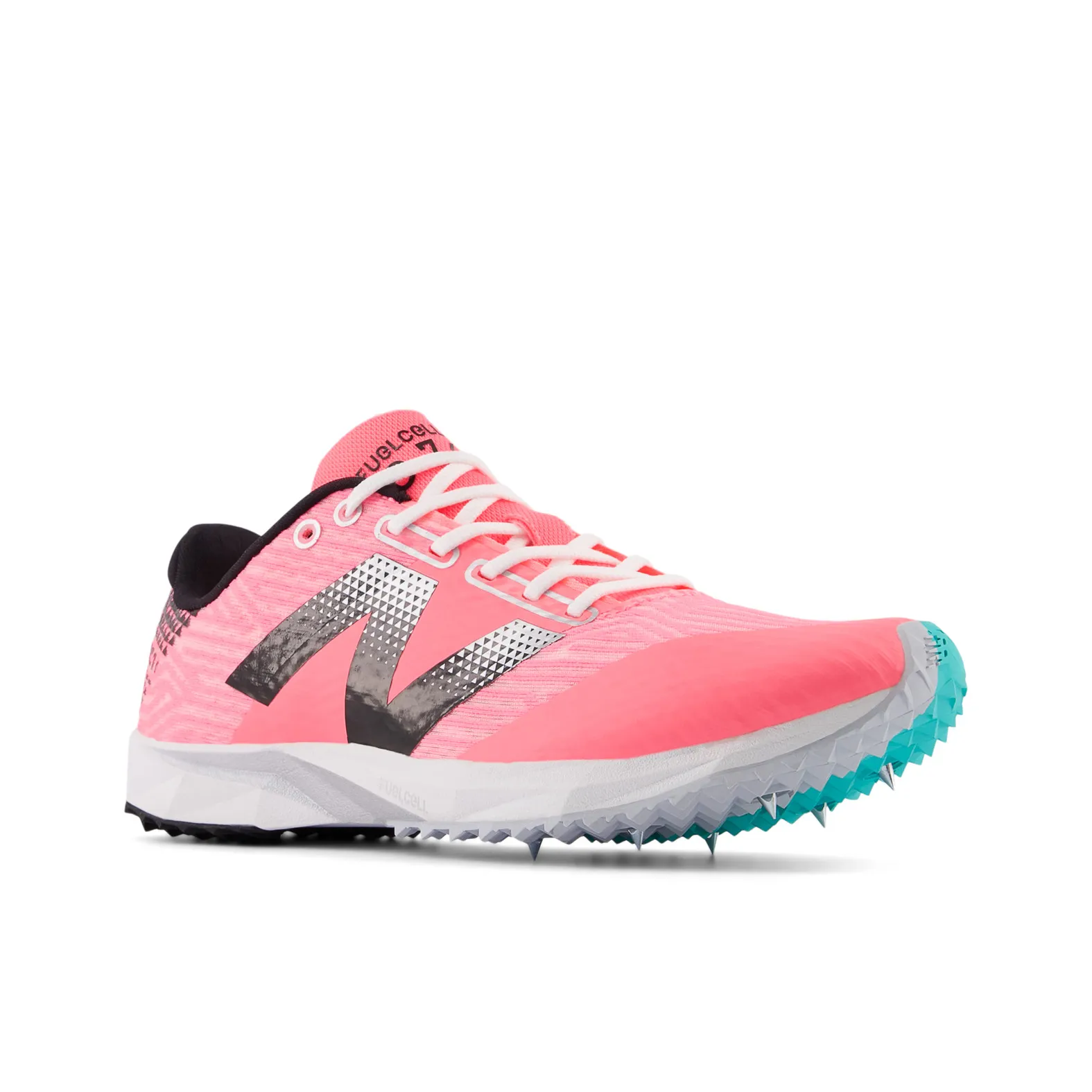 New Balance Women's FuelCell XC7 v5 ULTRA PINK/BLACK/SILVER METALLIC