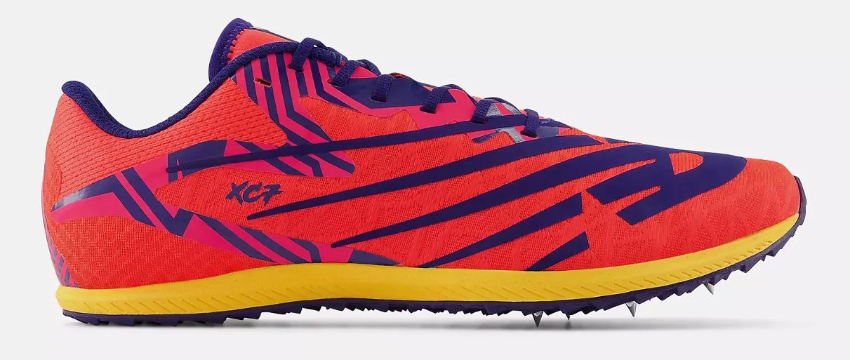 New Balance Unisex XC Seven v4 Spike ELECTRIC RED/VICTORY BLUE