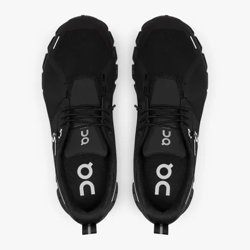 ［オン］on Cloud Waterproof 25cm On Women's Cloud 5 Waterproof BLACK