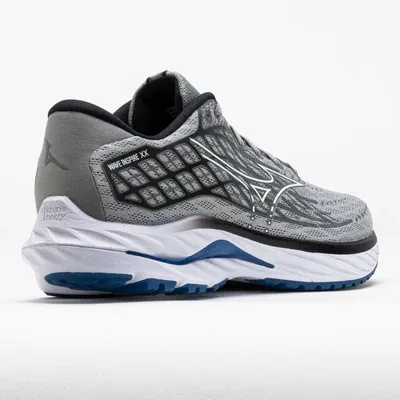 Mizuno Men's Wave Inspire 20 Wide (2E) Harbor Mist/White