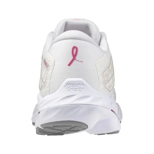 Mizuno WOMEN'S WAVE INSPIRE 20 PROJECT ZERO WHITE/FUCHSIA PURPLE