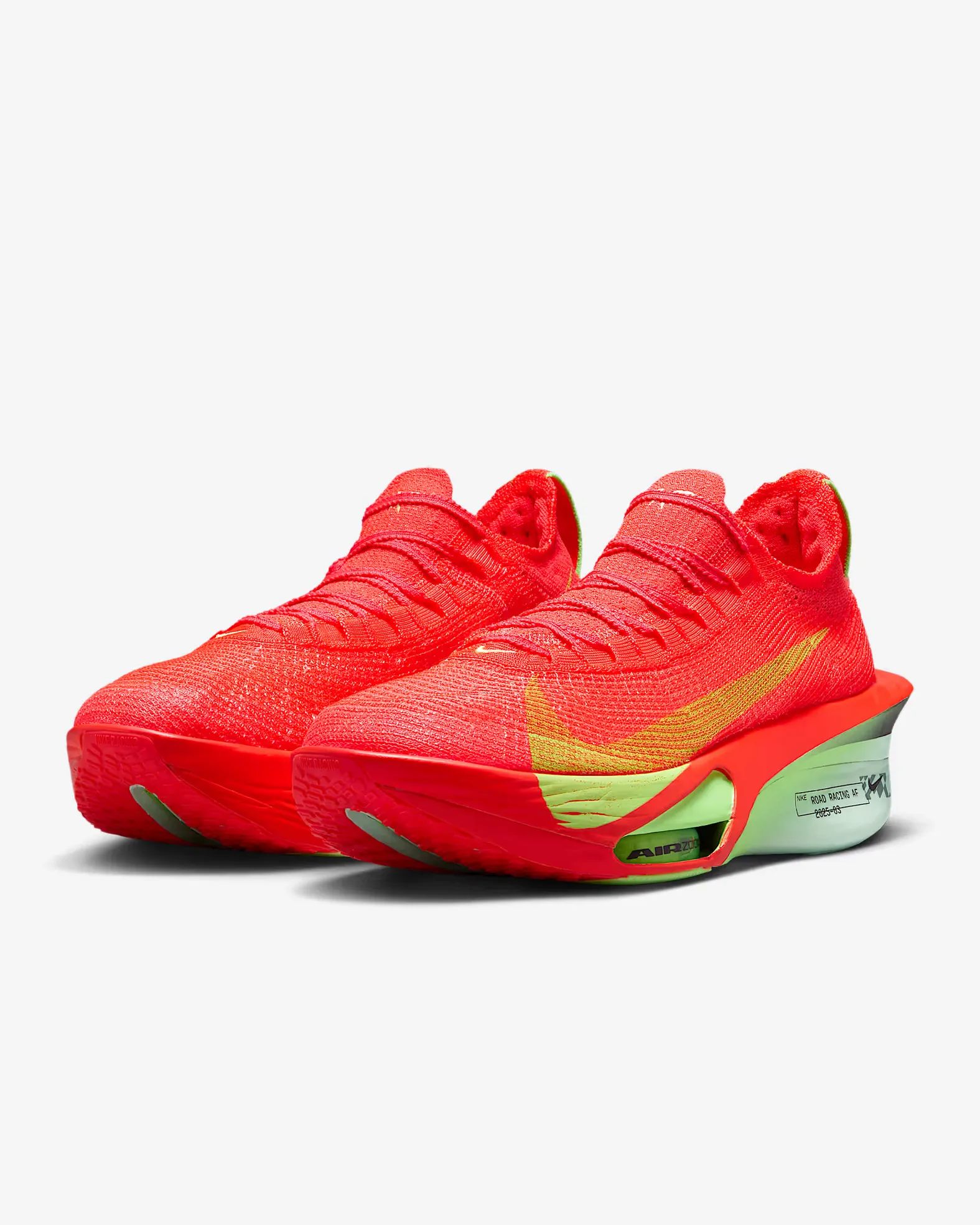 Nike Women's Alphafly 3 Bright Crimson/ Cave Purple-lime Blast