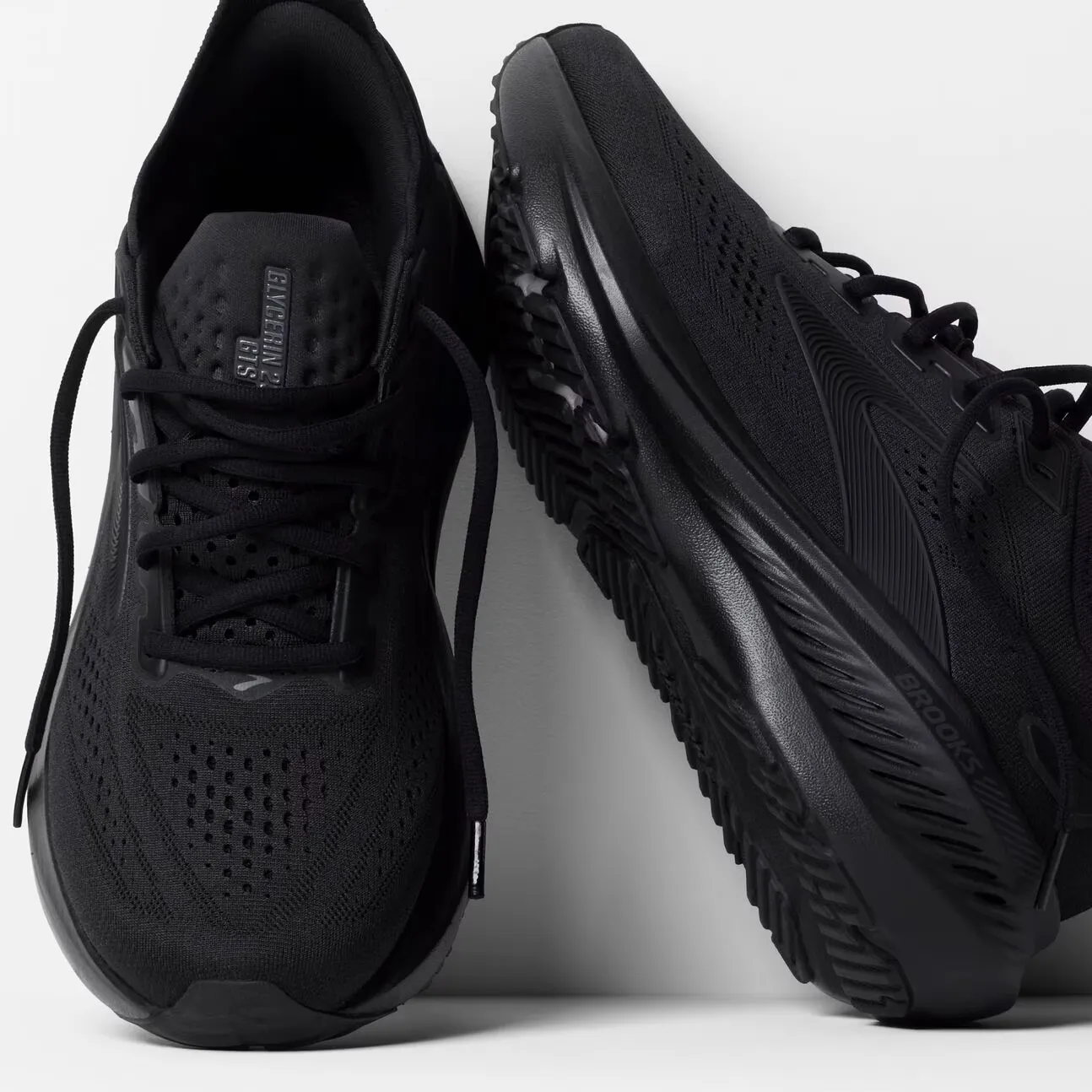 Brooks Glycerin‎ GTS Running Shoes Cushion Support Sneakers Black Size Brooks Glycerin GTS 23 (Men main image 4